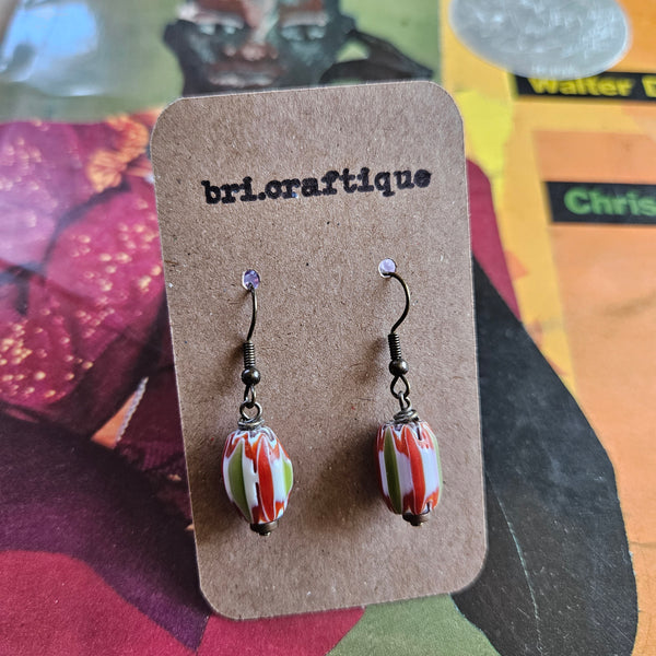 Kente Drop Earrings