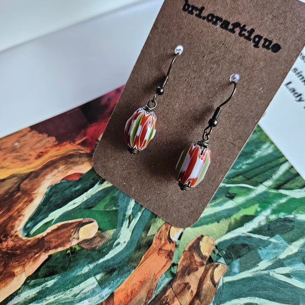 Kente Drop Earrings