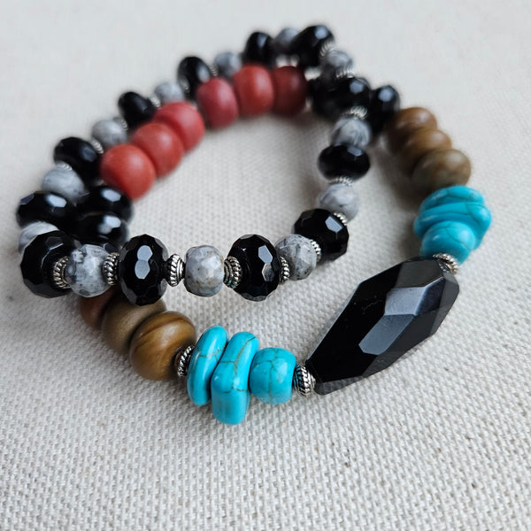 Navajo Inspired Beaded Bracelet