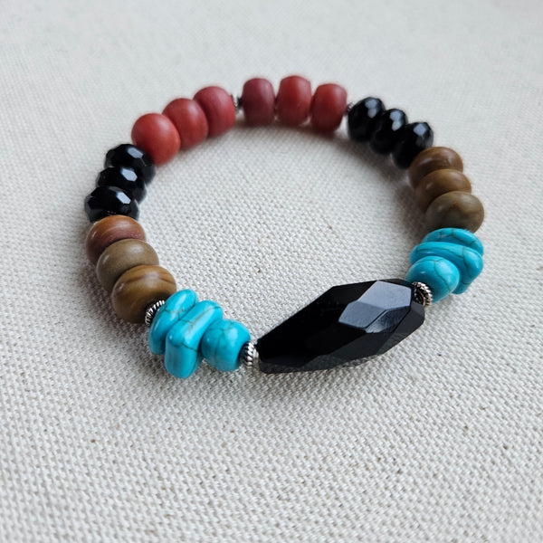 Navajo Inspired Beaded Bracelet