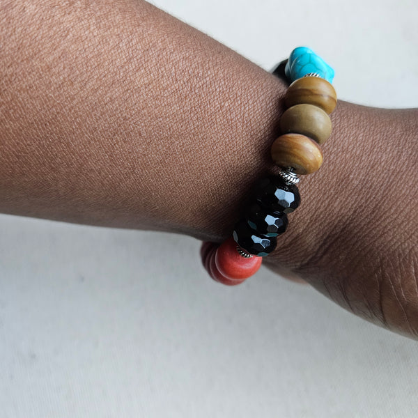 Navajo Inspired Beaded Bracelet