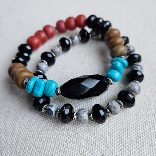 Navajo Inspired Beaded Bracelet