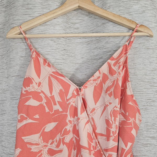 Nine West - Pink Floral Wrap Dress