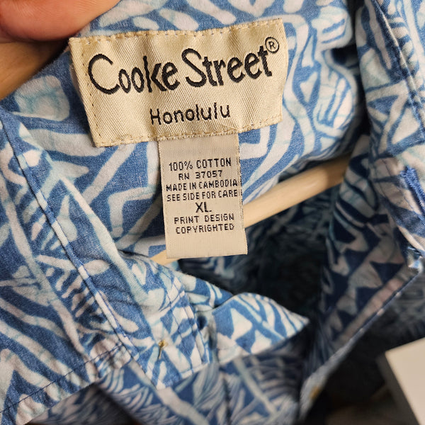 Men's - Cooke Street Batik Hawaiian Shirt (XL)