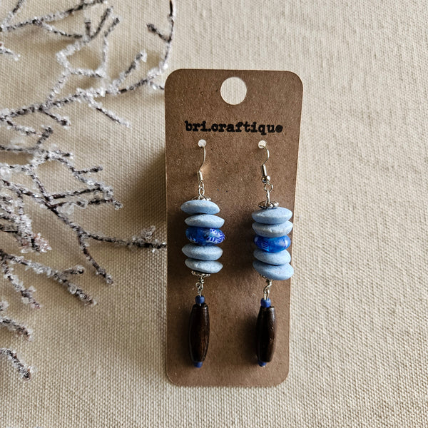 Moody Blues Dangle Earrings