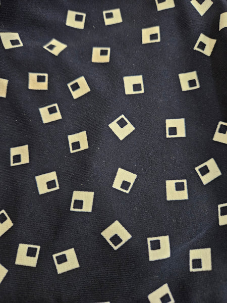 Lauren | Ralph Lauren - Retro Navy + White Abstract Dot Dress