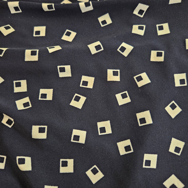 Lauren | Ralph Lauren - Retro Navy + White Abstract Dot Dress