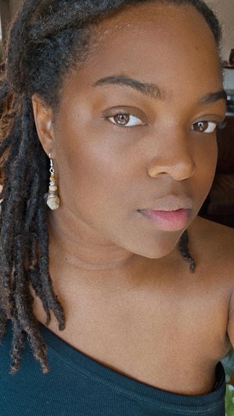 Brownstone Dangle Earrings