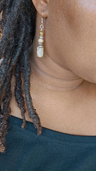 Brownstone Dangle Earrings