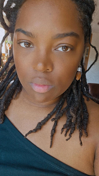 Chocolate Swirl Drop Earrings