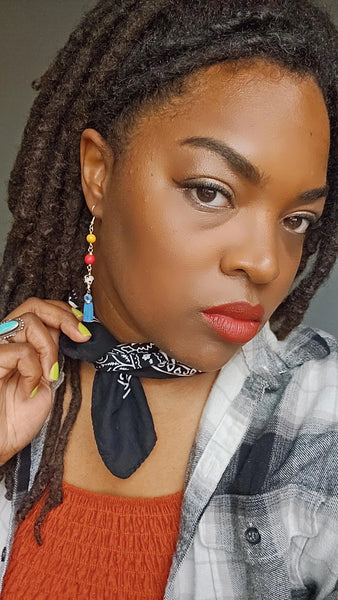 Cowboy Inspired Tassel Dangle Earrings