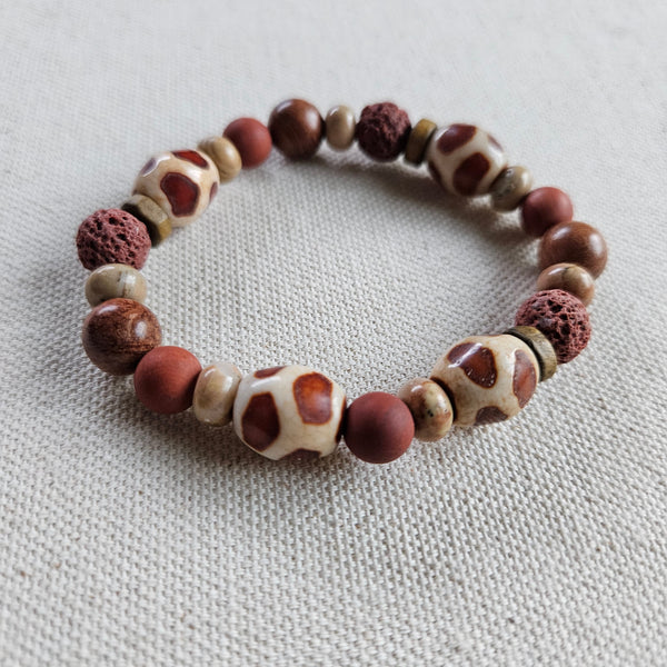 Giraffe Bracelet & Earring Set