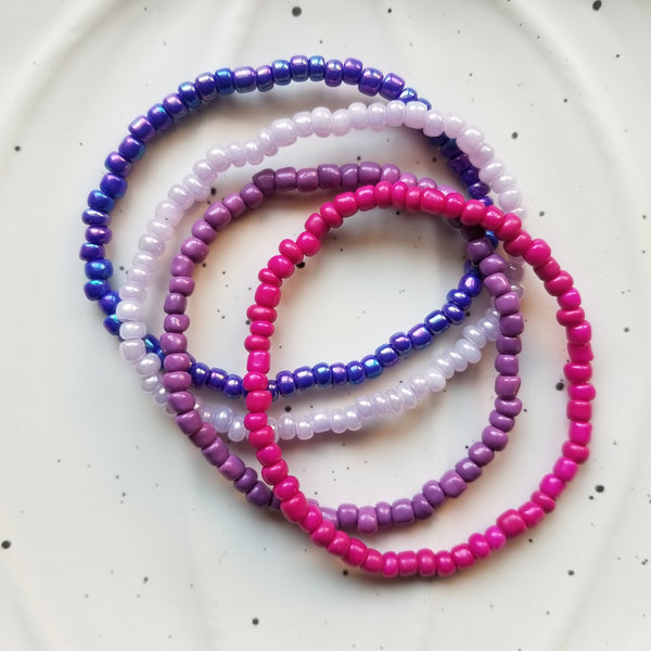 Berries of the Earth Seed Bead Bracelet Set