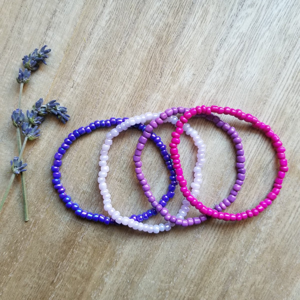 Berries of the Earth Seed Bead Bracelet Set