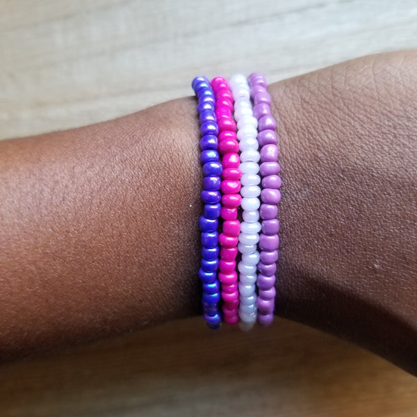 Berries of the Earth Seed Bead Bracelet Set