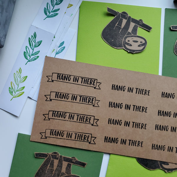 Sloth "Hang in There" Card