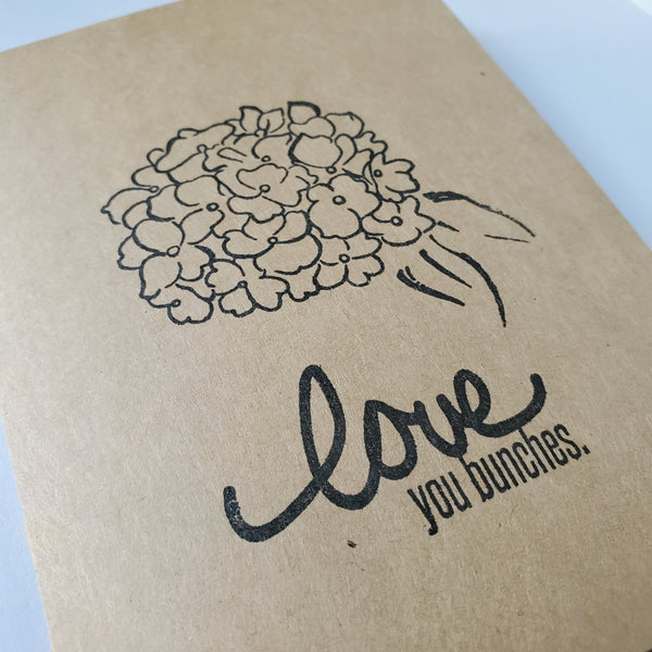 "Love You Bunches" Hydrangea | Handmade Card