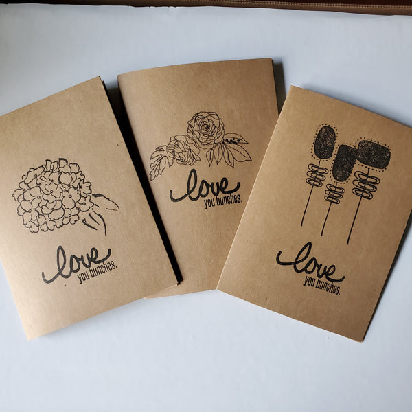 "Love You Bunches" Rose Bundle | Handmade Card