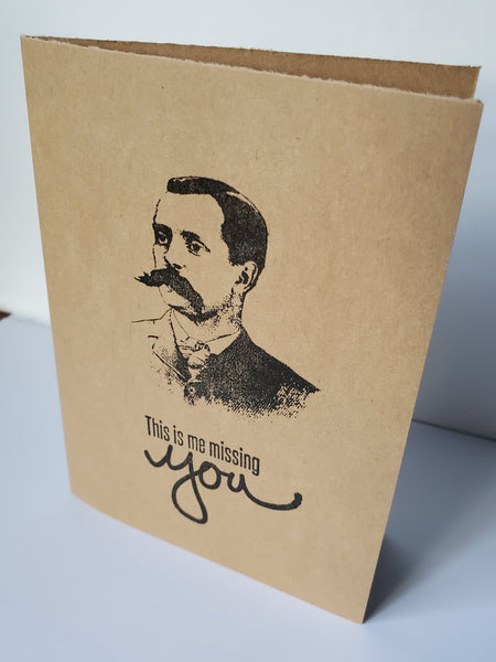"This is Me Missing You" Gentlemen |  Handmade Card