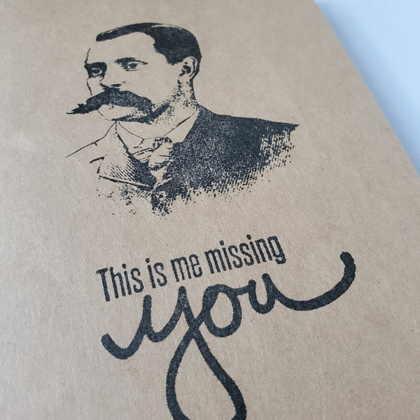 "This is Me Missing You" Gentlemen |  Handmade Card