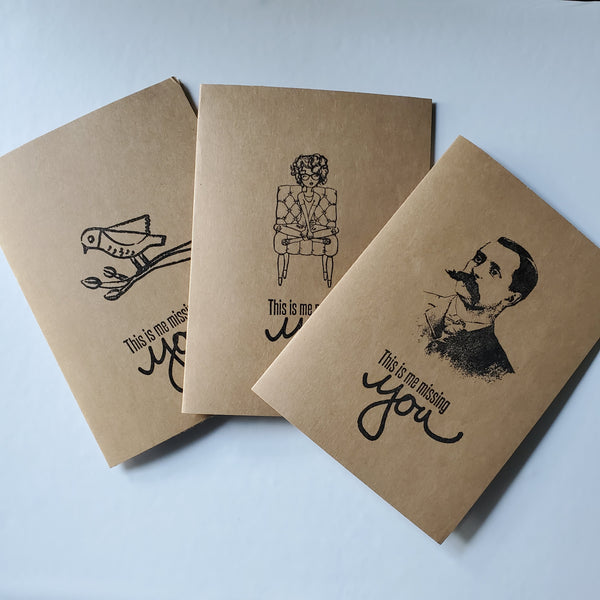 "This is Me Missing You" Gentlemen |  Handmade Card