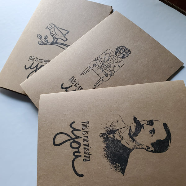 "This is Me Missing You" Gentlemen |  Handmade Card