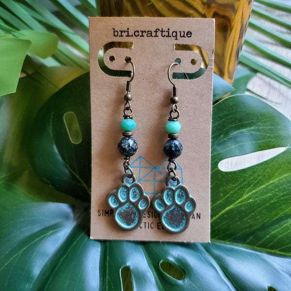 Wild Animal Dangle Earrings