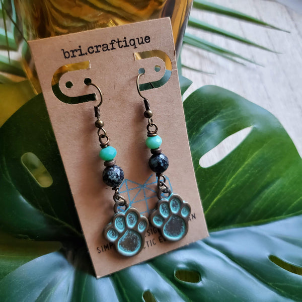 Wild Animal Dangle Earrings