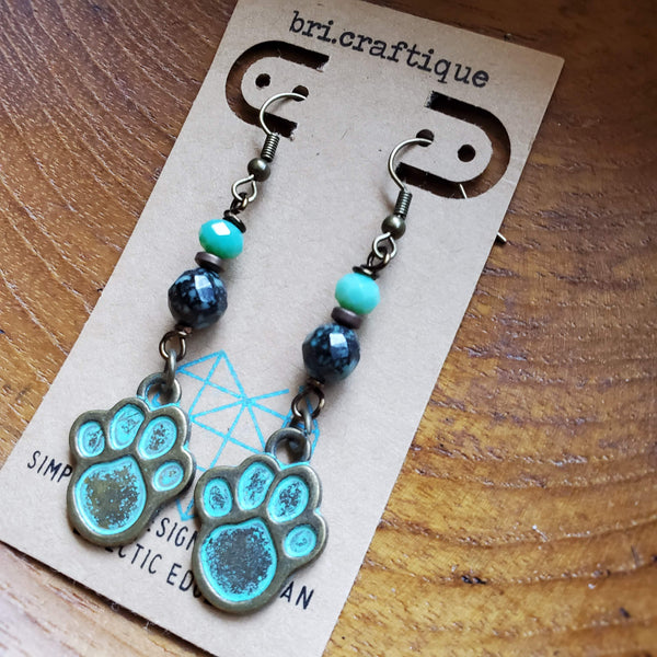 Wild Animal Dangle Earrings