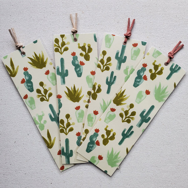 Mixed Cactus Bookmark