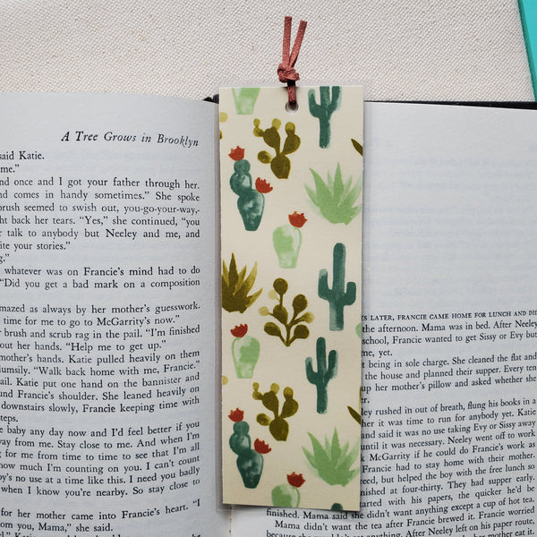 Mixed Cactus Bookmark