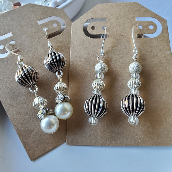 Atomic Pearl Dangles