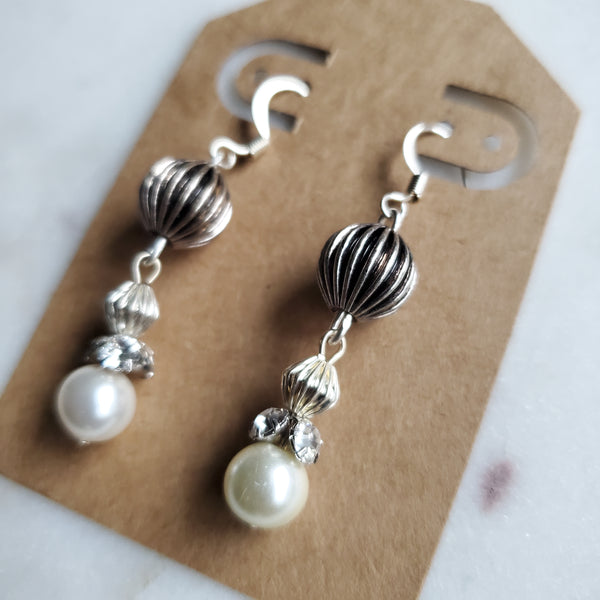Atomic Pearl Dangles
