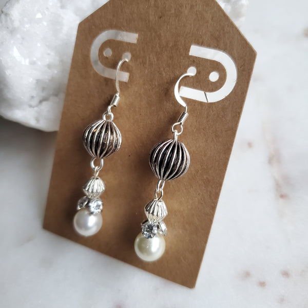 Atomic Pearl Dangles