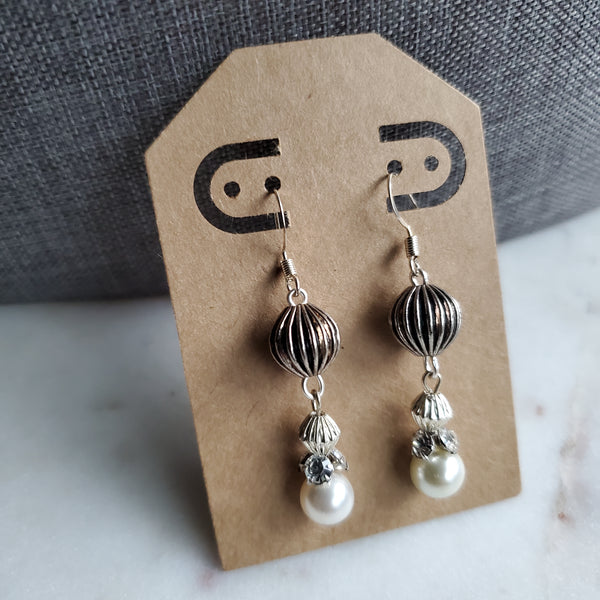 Atomic Pearl Dangles