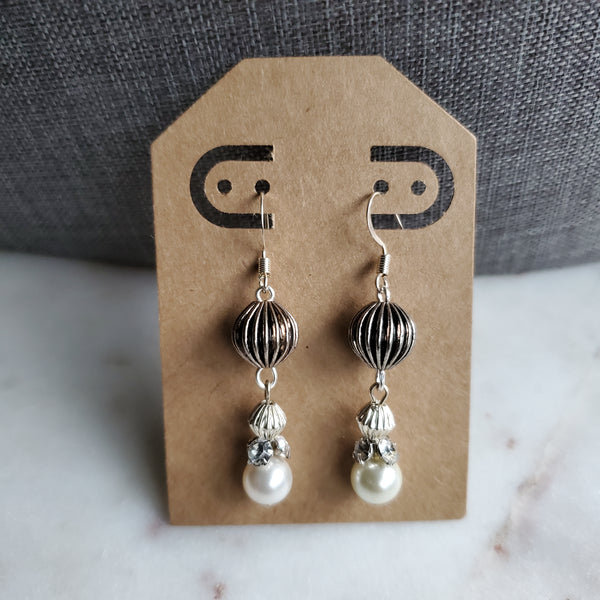Atomic Pearl Dangles