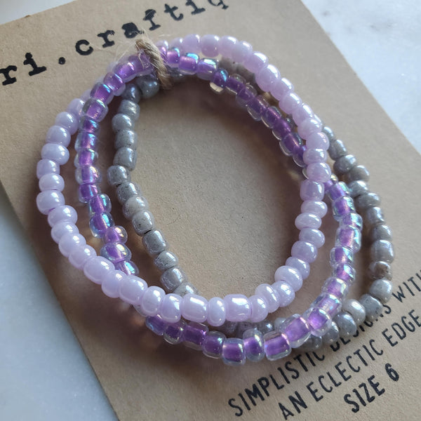 Lavender Bracelet Set