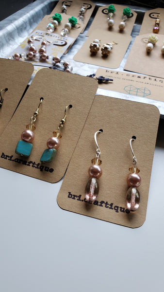 Pink Promenade Drop Earrings