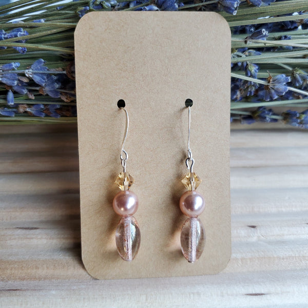 Pink Promenade Drop Earrings