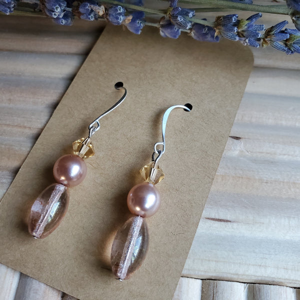 Pink Promenade Drop Earrings