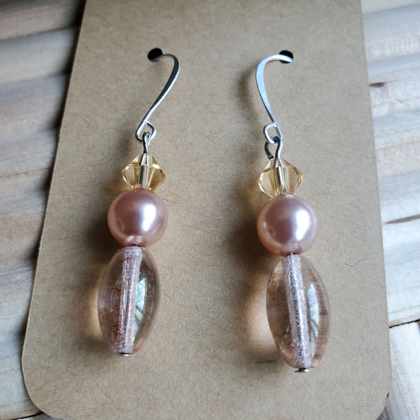 Pink Promenade Drop Earrings