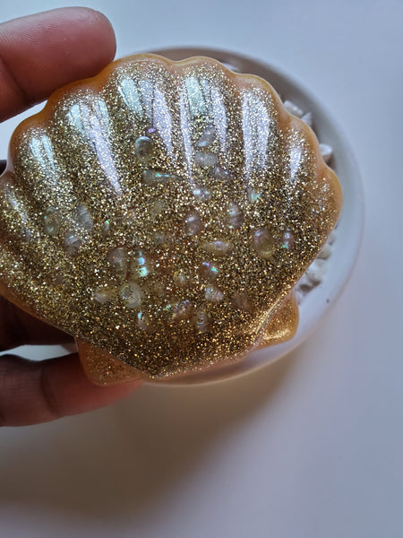 Resin Gold Seashell