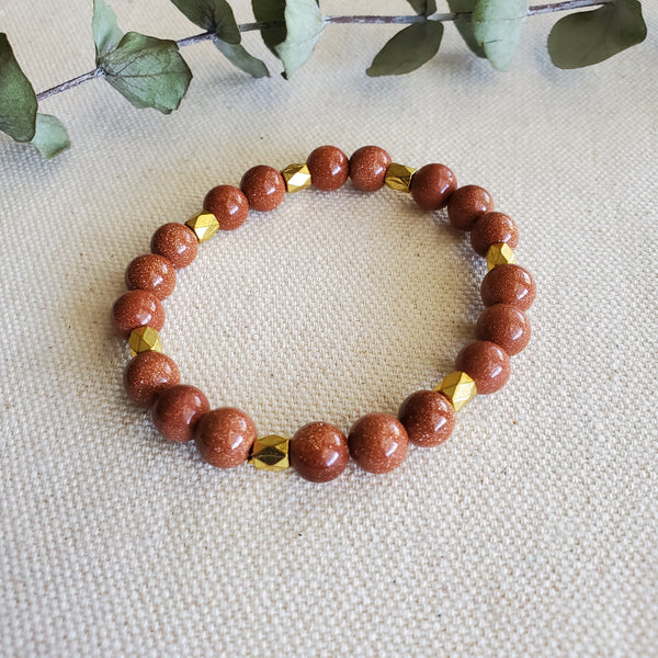 Goldstone Bracelet