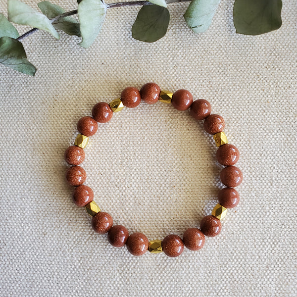 Goldstone Bracelet