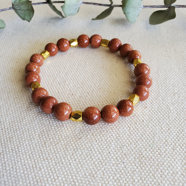 Goldstone Bracelet