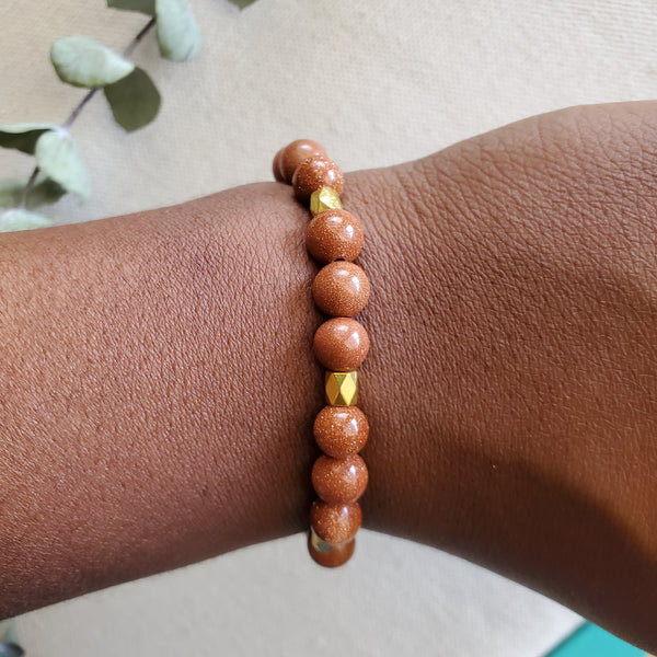 Goldstone Bracelet