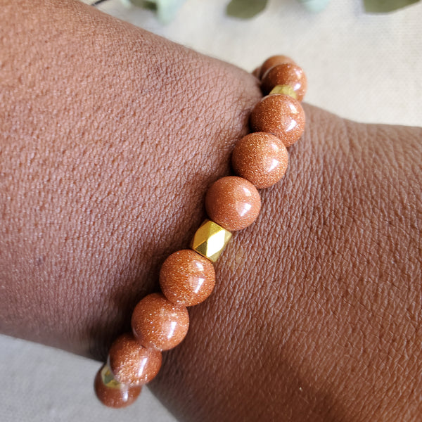 Goldstone Bracelet