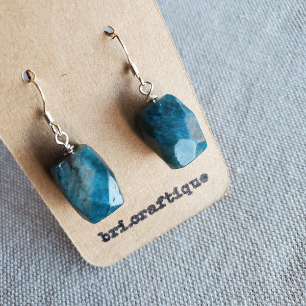 Apatite Drop Earrings