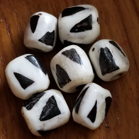 Batik African Bone Diffuser Necklace