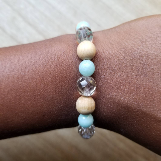 Coastal Amazonite Beaded Bracelet